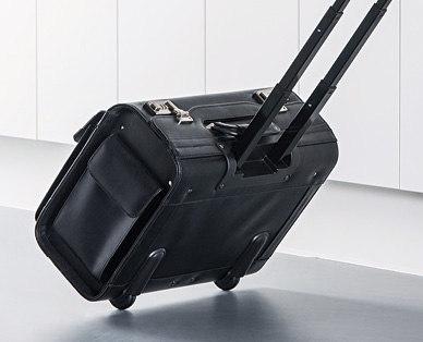 Valise de pilote en cuir