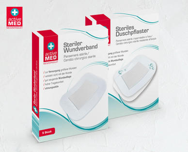 ACTIVE MED Steriler Wundverband/Steriles Duschpflaster