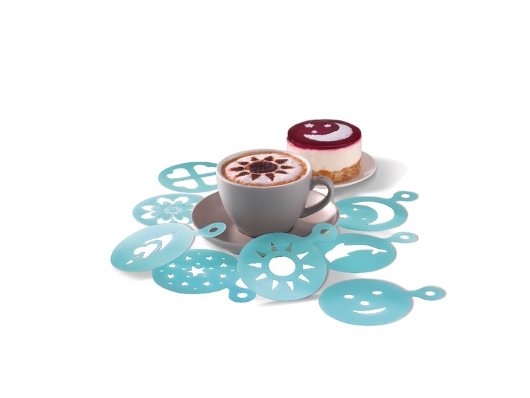 Centrini per torte, 4 pezzi o stencil per decorare torte e caffè, 5 o 8 pezzi