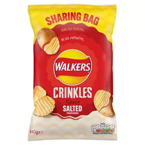 Salted Crinkle Crisps