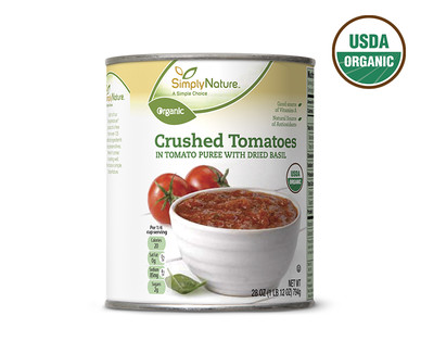 SimplyNature Organic Crushed Tomatoes with Basil