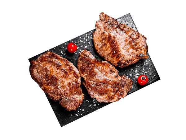 Frische Schopfsteaks