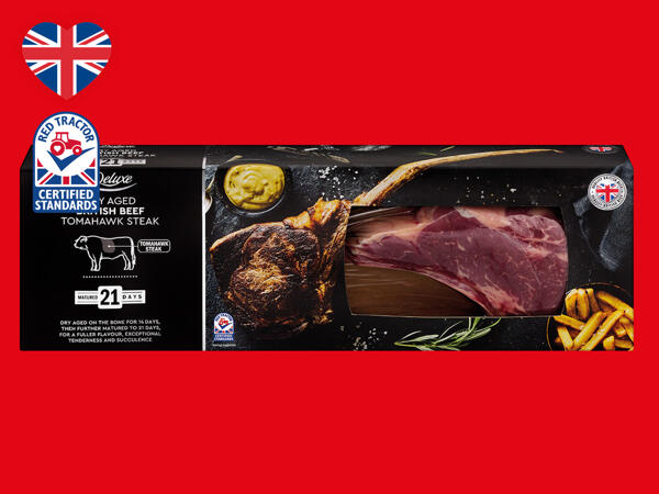 Deluxe Dry-Aged British Beef Tomahawk Steak