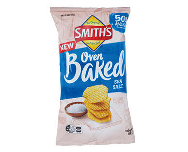 Smith's Baked Chips Sea Salt 130g