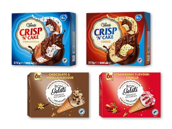 GELATELLI Crisp ‘N' Cake eller isvafler
