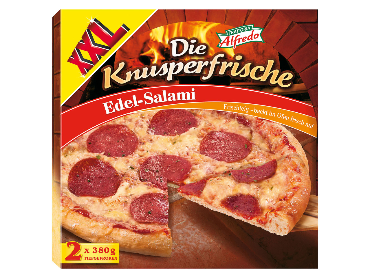 TRATTORIA ALFREDO Die Knusperfrische Edel-Salami 760 g