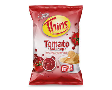Thins Chips Tomato Ketchup 150g