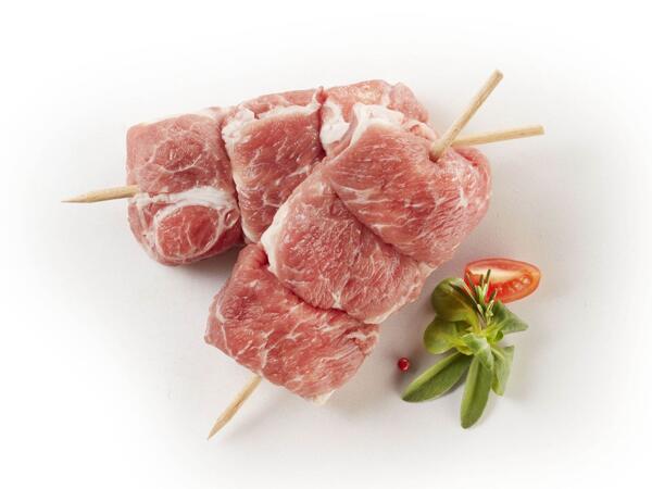 Pork Skewers with Cheese
