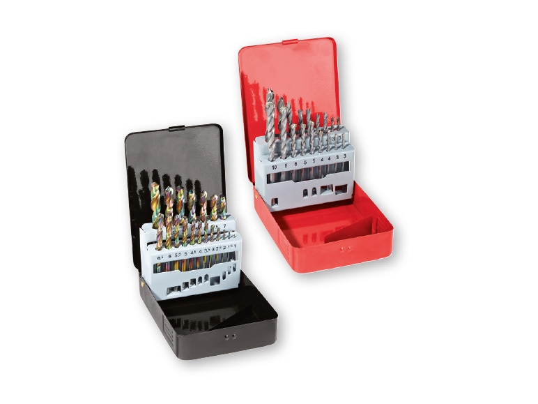 Powerfix HSS Steel Drill Bit Set/ Wood and Masonry Drill Bit Set