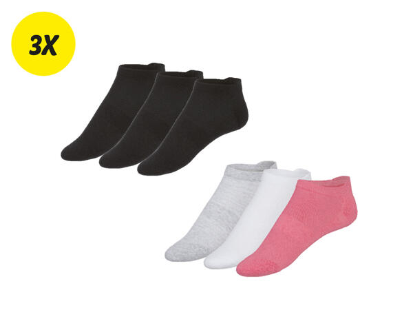 Ankelstrumpor, 3-pack