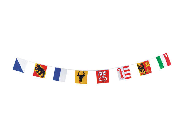 Guirlande de drapeaux "cantons"