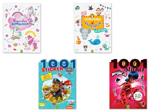Rätsel- und Stickerbuch