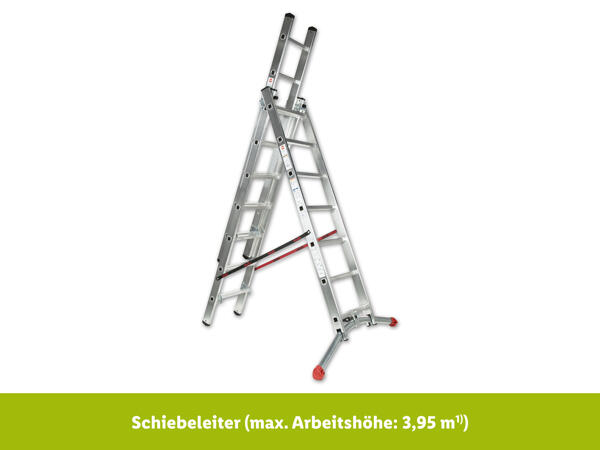 Hailo Aluminium-Kombileiter, 3-teilig