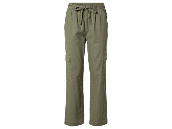 Ladies' Linen Blend Trousers