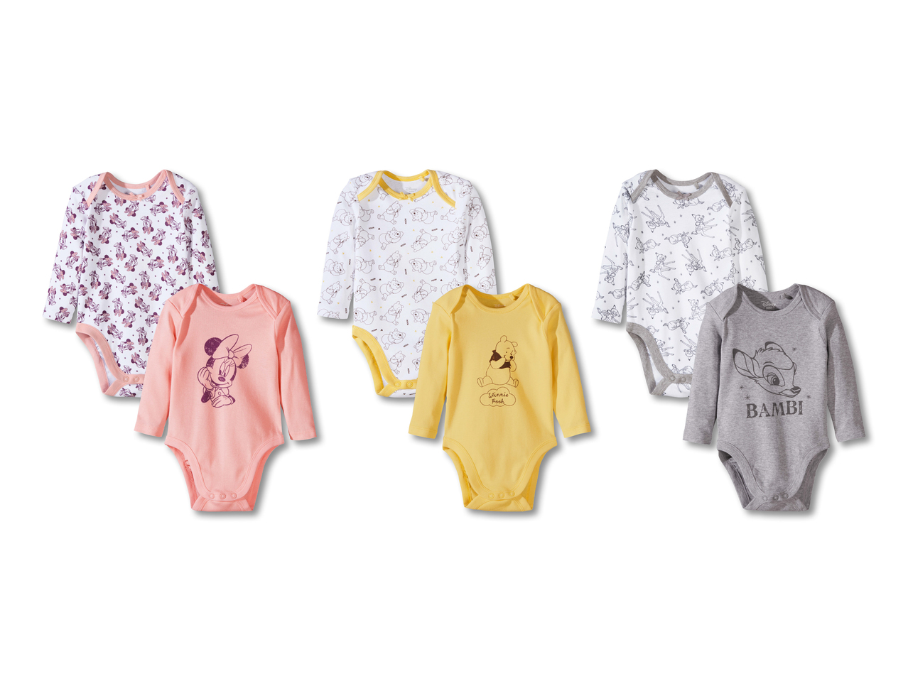 Bodies pour bébé, lot de 21