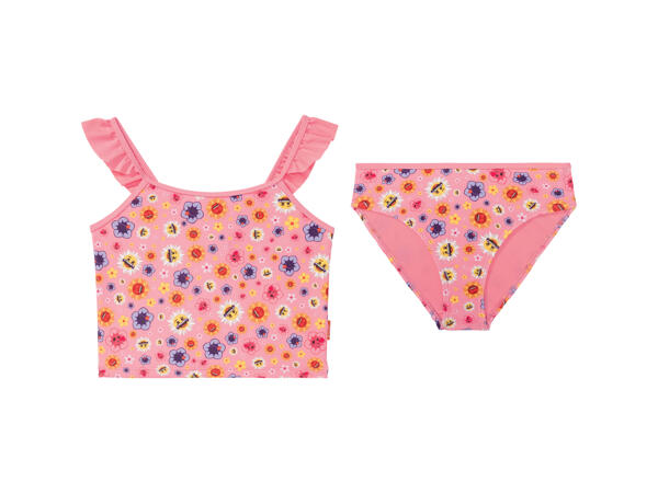 Girls' Bikini or Swimsuit "Emoji, Minnie Mouse, My Little Pony, Paw Patrol"