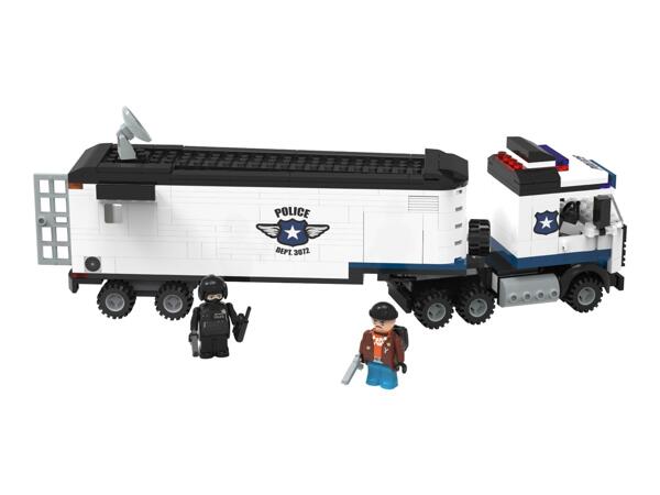 Lupilu Police Truck Clippys Set - 489 Pieces