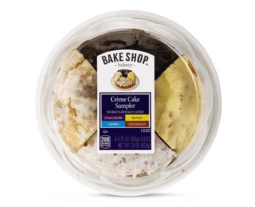 Bake Shop 
 Creme Cake Sampler