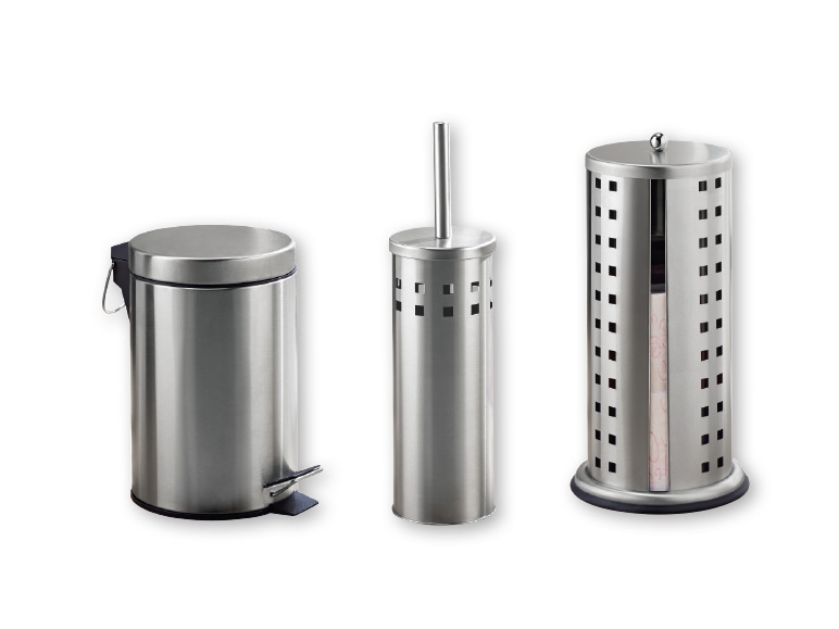 MIOMARE Toilet Roll Holder/Toilet Brush/Waste Bin