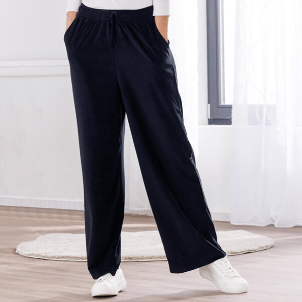 Freizeithose in Ripp-Optik
