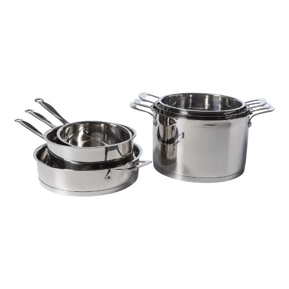 HOME CREATION KITCHEN(R) 				Batterie de cuisine, 6 pcs