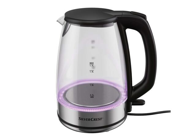 Colour Changing Glass Kettle