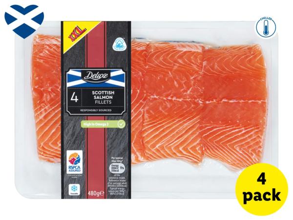 4 Scottish Salmon Fillets