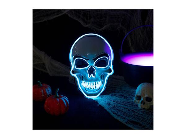 Haunted House Neon Lit Skull Mask