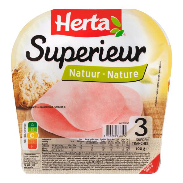 HERTA(R) Ham, 3 sneden