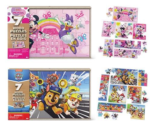 Spin Master 7 pc Wooden Puzzle