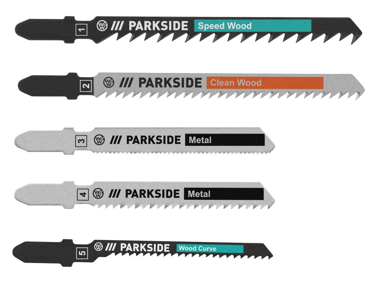 Sabre saw blade set