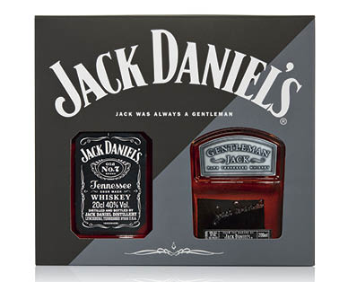 Jack Daniel's Gentleman Jack Gift Pack 2 x 200ml