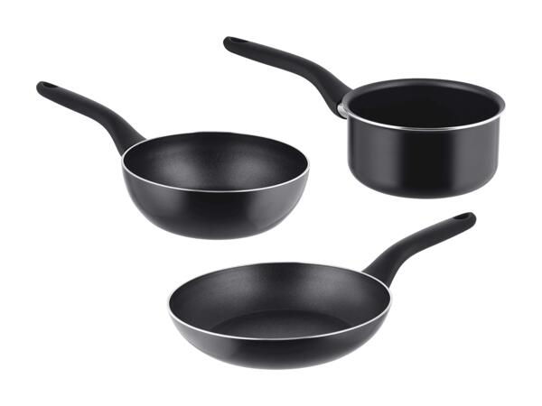 Mini poêle/poêle wok/casserole en aluminium