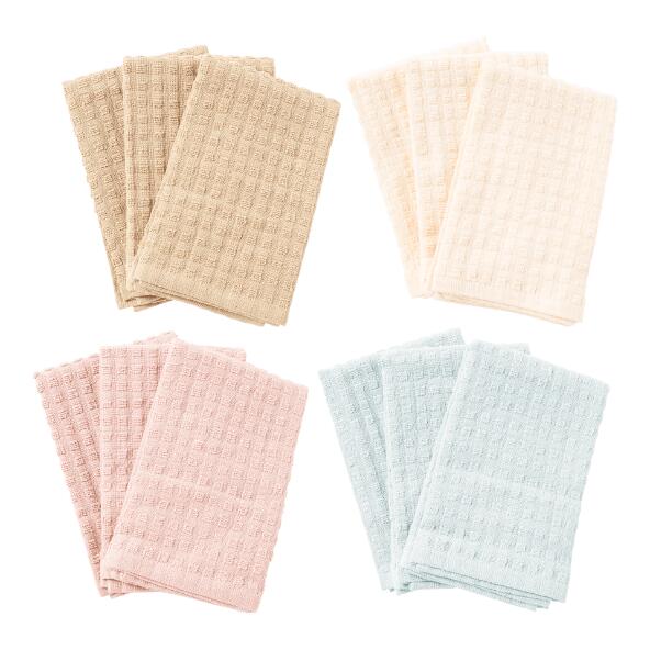 TWIDO HOUSEHOLD(R) 				Lavettes en coton, 3 pcs