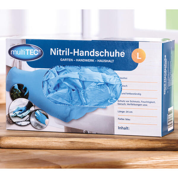 Puderfreie Nitril-Handschuhe 50er