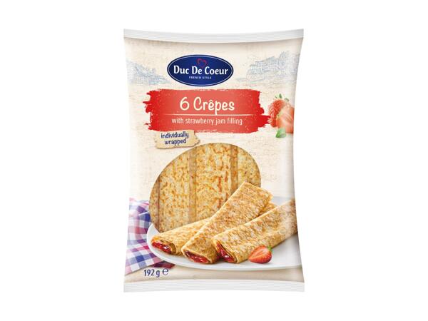 Crepes With Chocolate / Fruit Filling
