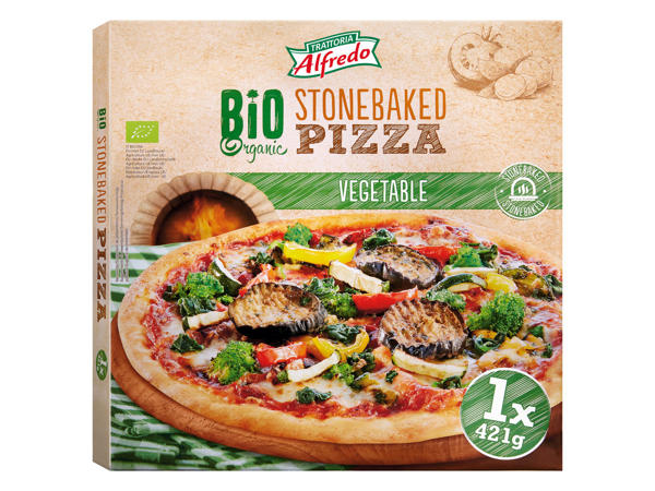TRATTORIA ALFREDO Bio-Steinofenpizza mit Gemüse