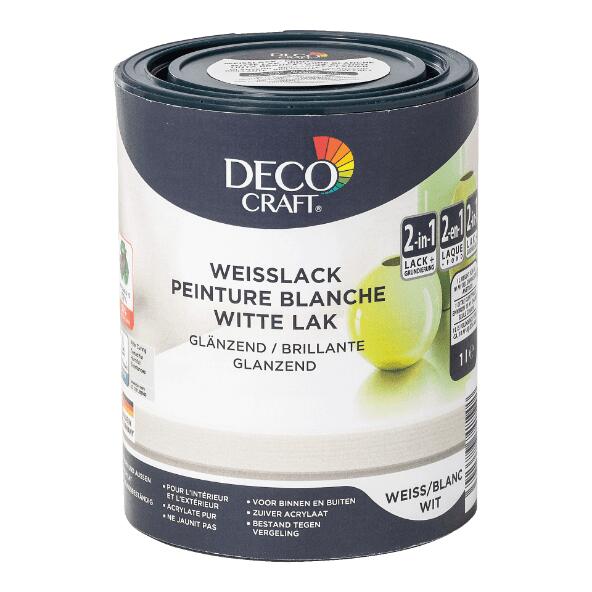DECO CRAFT(R) Vernis blanc ou de couleur