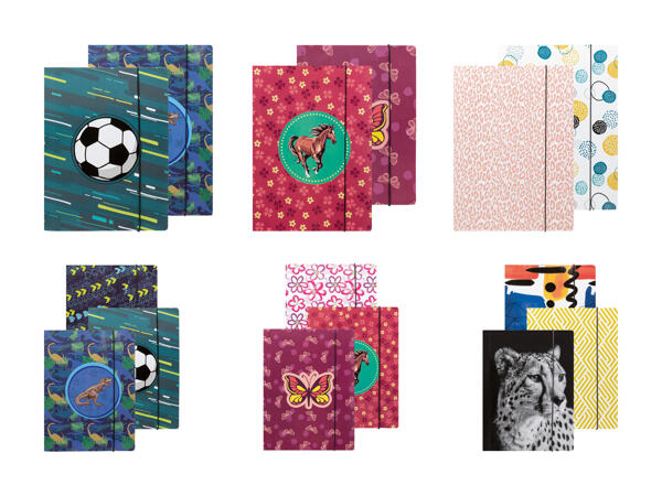 Pochettes cartonnées A3, lot de 2/pochettes cartonnées A4, lot de 3