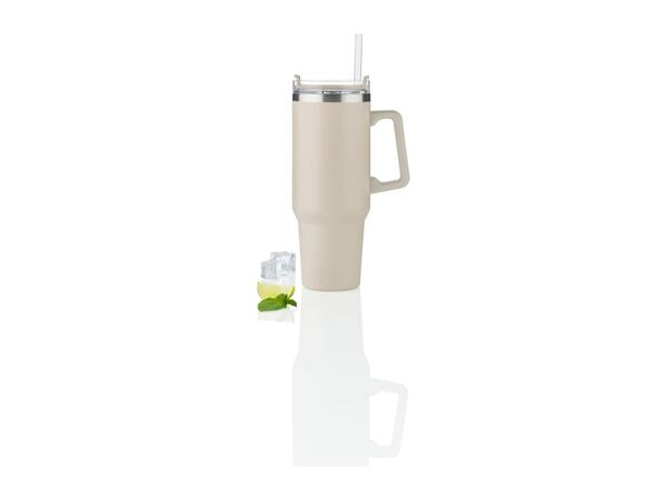 Livarno Home Stainless Steel Insulated Travel Mug - Beige