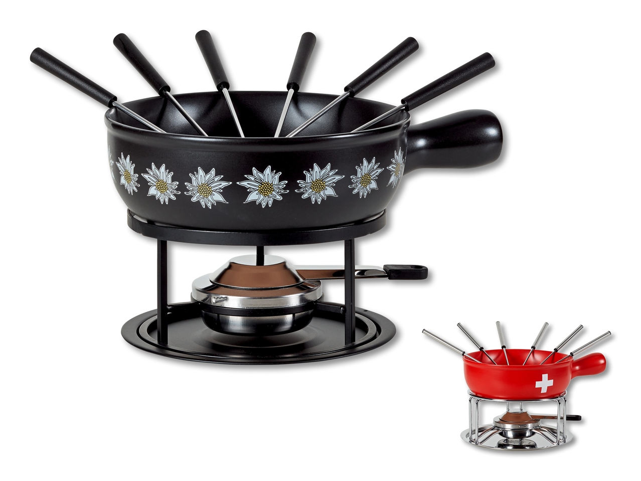 Set per fondue al formaggio, 9 pezzi