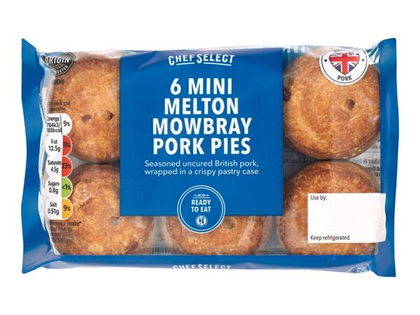 Chef Select Mini Melton Mowbray Pork Pies