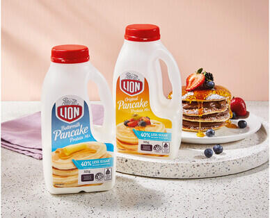 Lion 40% Less Sugar Protein Pancake Shake 325g