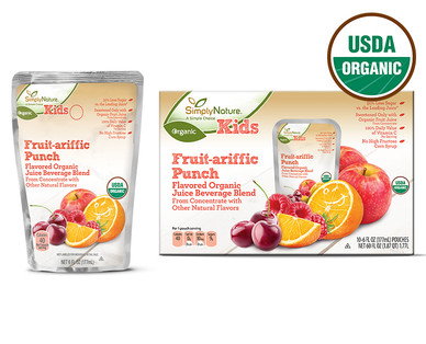 SimplyNature Organic Juice Pouches