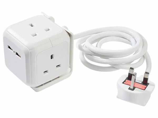 Socket Cube with USB Ports