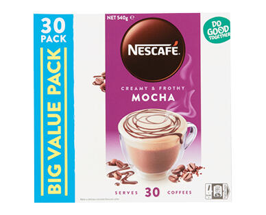 Nescafe Mocha Coffee Sachets 30pk