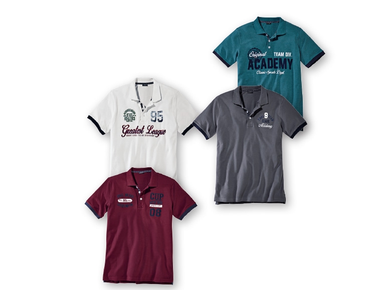 LIVERGY Men's Piqué Polo Shirt