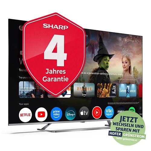 SHARP 65" (164 cm) 4K UHD QLED Mini Led 65JP7265E Google TV™