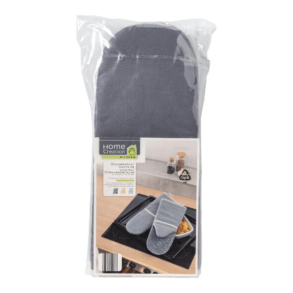 HOME CREATION KITCHEN(R) 				Topflappen oder Topfhandschuhe, 2 St.
