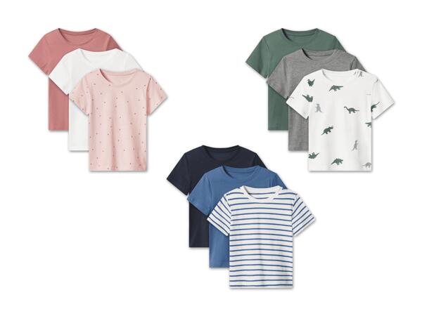 Kleinkinder T-Shirt, 3 Stück